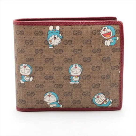 Gucci Doraemon Micro GG leather bifold Wallet - Picture 1 of 8